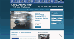 Desktop Screenshot of bbautosaleslimited.com